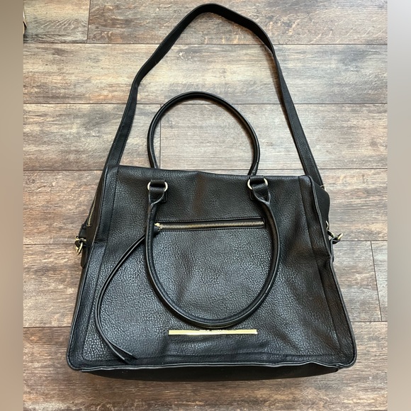Steve Madden Bags Steve Madden Laptop Career Bag Black With Gold